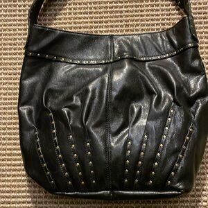 NEW Kooba Black Leather Shoulder Bag